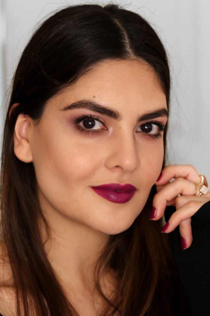 VIDEO: Cool Toned Burgundy Makeup Look